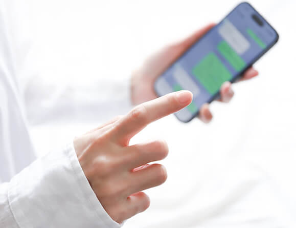 LINEを活用した見守り